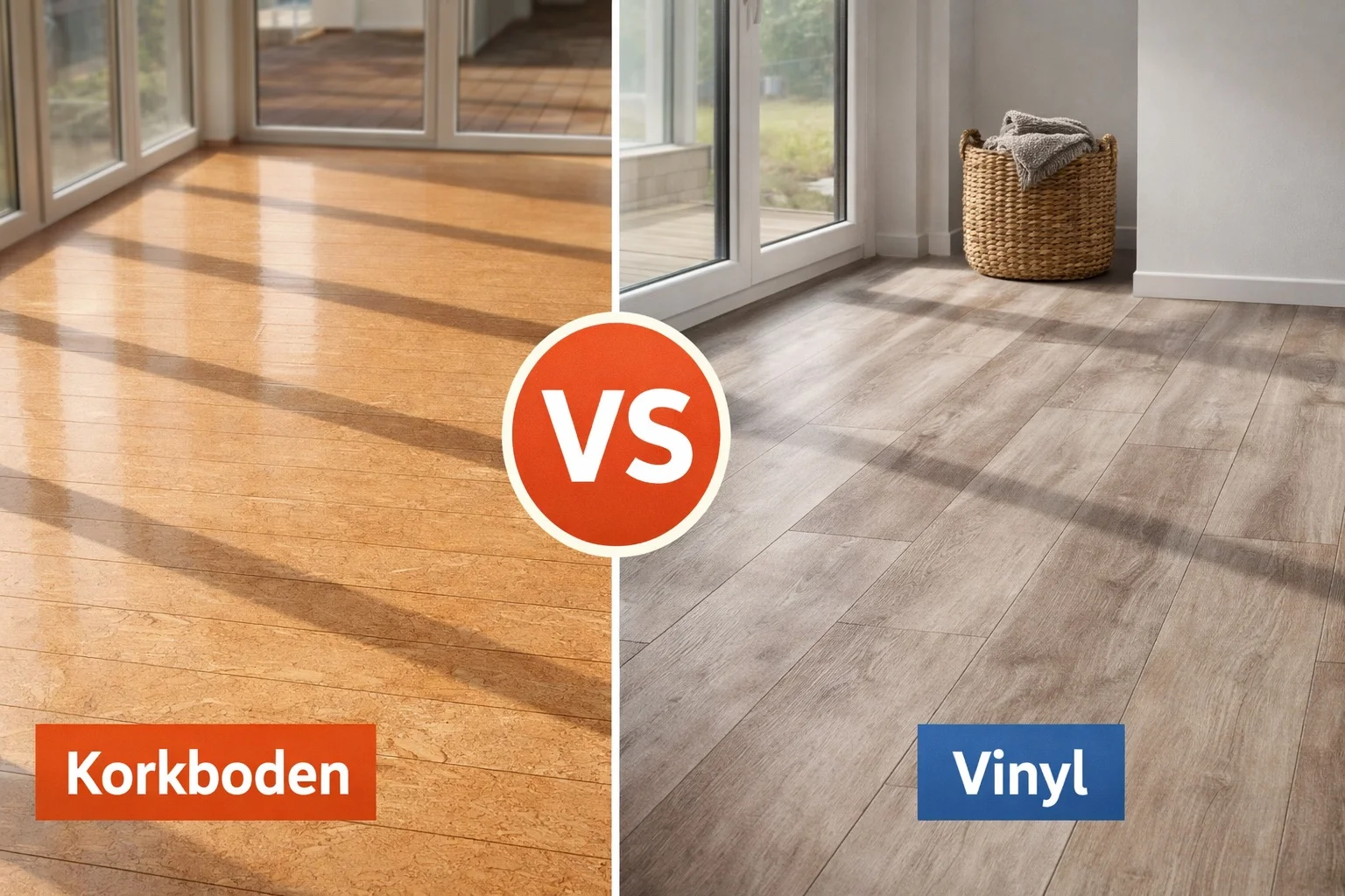 Korkboden oder Vinyl – Unterschiede und Entscheidungshilfe